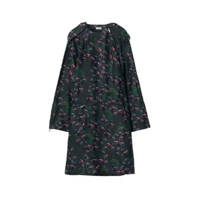 Burberry Womens Cherry-print Mini Dress In Black