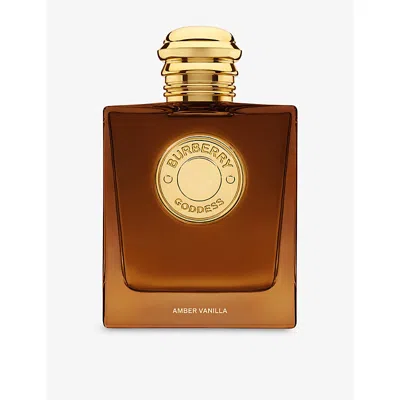 Burberry Womens Goddess Intense Amber Vanilla Eau De Parfum 100ml In Brown