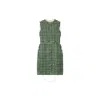 Burberry Womens Ivy Ip Pattern Dresses Casual Dress In Green