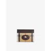 Burberry Womens Sand Highlands Coated-canvas Card Case In Sand