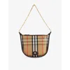 Burberry Mini Highlands Chain Bag - Women, Cotton, Linen In Nude