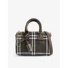 Burberry Mini Bowling Check Printed Bag In Snug Ip Check