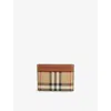 Burberry Compact Check Pattern Cardholders In Neutral