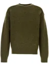 Burberry Wool And Cashmere Blend Sweater In Green