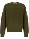 Burberry Wool And Cashmere Blend Sweater In Green
