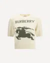 Burberry Logo-equestrian Knight T-shirt In Multi