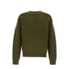 Burberry Wool And Cashmere Sweater With Logo Pendant