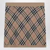 Burberry Check Mini Skirt With Wool And Mohair Blend