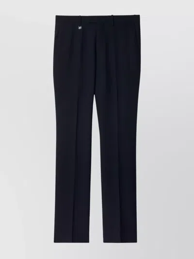 BURBERRY WOOL AND MOHAIR TAILORED TROUSERS