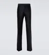 BURBERRY WOOL AND SILK SUIT PANTS