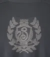 Burberry Wool B Crest Cardigan In Blue