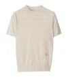 Burberry Light Beige Wool Fine Knit Sweater In Neutral
