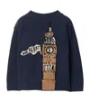 Burberry Kid Boy Knits In Blue