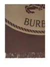 Burberry Wool Blanket In Brown