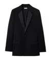 Burberry Wool Blazer In Black