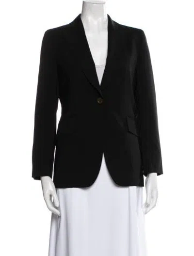 Pre-owned Burberry Wool Blazer In Black