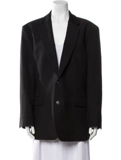 Pre-owned Burberry Wool Blazer In Black