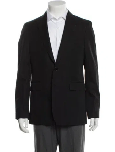 Pre-owned Burberry Wool Blazer In Black