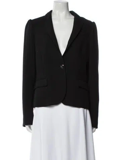 Pre-owned Burberry Wool Blazer In Black