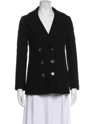 Pre-owned Burberry Wool Blazer In Black