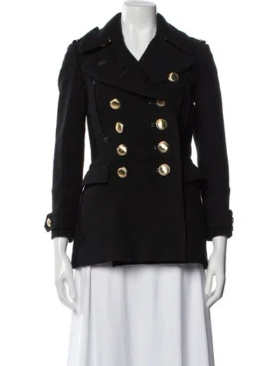 Pre-owned Burberry Wool Blazer In Black