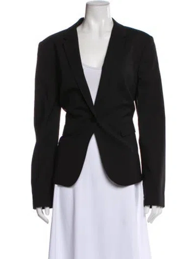 Pre-owned Burberry Wool Blazer In Black