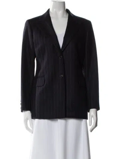 Pre-owned Burberry Wool Blazer In Black