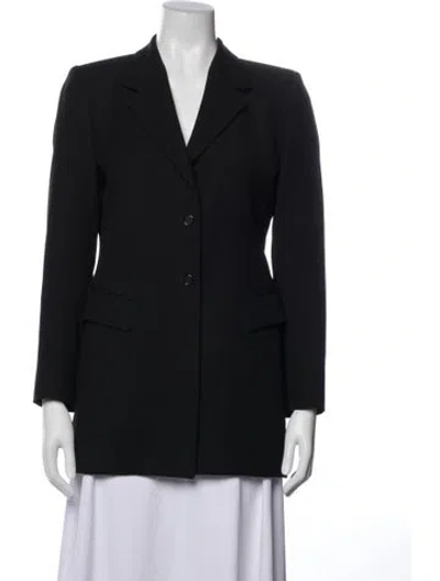 Pre-owned Burberry Wool Blazer In Black