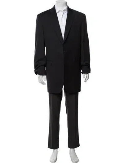 Pre-owned Burberry Wool Blazer In Black