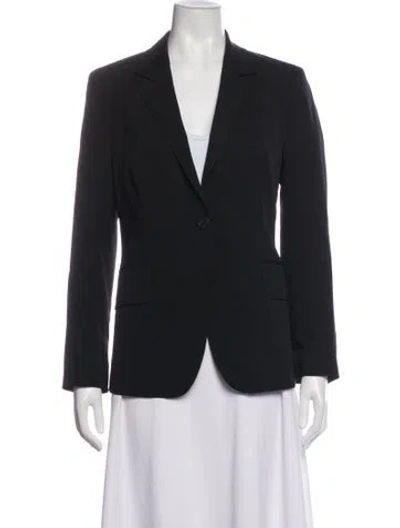 Pre-owned Burberry Wool Blazer In Black