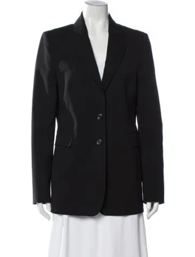 Pre-owned Burberry Wool Blazer In Blue