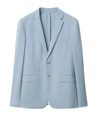 Burberry Wool Tailored Jacket In Gale