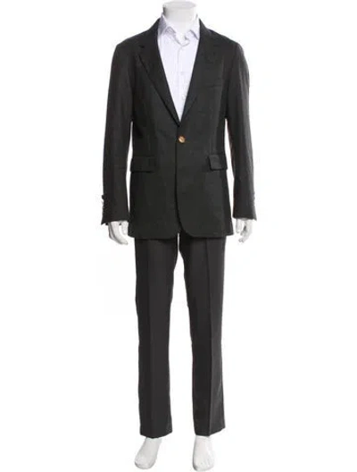 Pre-owned Burberry Wool Blazer In Gray