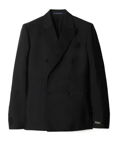 BURBERRY BURBERRY DOUBLE BREASTED PEAK LAPELS BLAZER