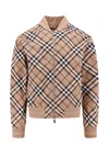 Burberry Ered Harrington Jacket In Beige