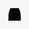 Burberry Wool Blend Mini Skirt In Black
