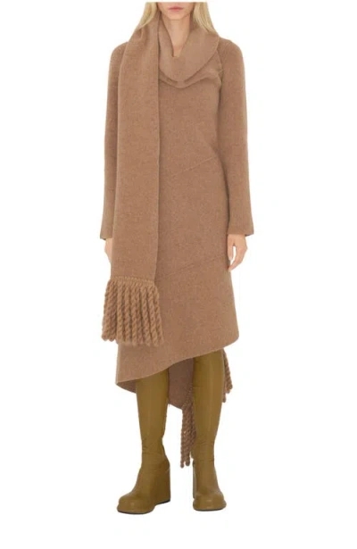 Burberry Wool Blend Scarf Dress