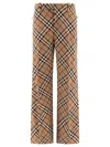 Burberry Functional Cargo Pocket Trousers In Beige