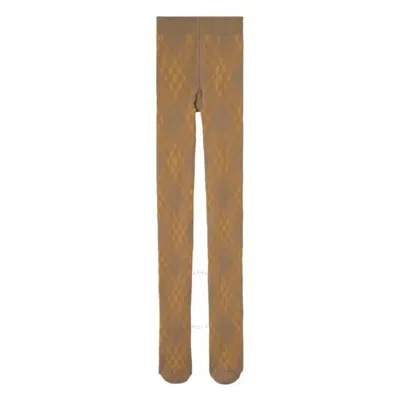 Burberry Wool-blend Tights With Check Pattern