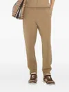 Burberry Wool-blend Track Pants In Brown