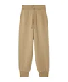 Burberry Wool-blend Track Pants In Nude