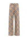 Burberry Checked Straight-leg Trousers