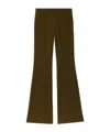 Burberry Wool-blended Fine Tailored Trousers In Brown