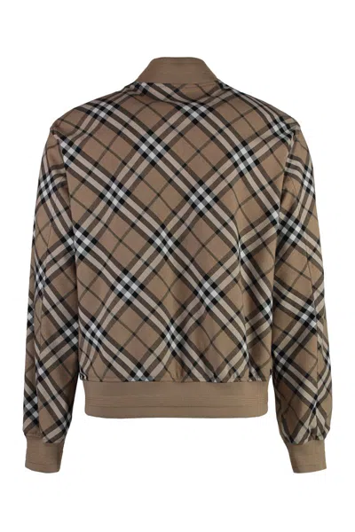 BURBERRY BURBERRY WOOL BOMBER-STYLE JACKET