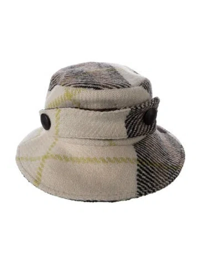Pre-owned Burberry Wool Bucket Hat In Neutral