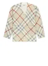 Burberry Wool Cardigan In Beige
