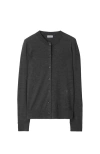 Burberry Wool Knitted Cardigan In Mid Grey
