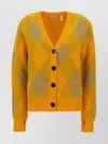 Burberry Embroidered Wool Cardigan