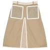 BURBERRY BURBERRY WOOL CASHMERE A-LINE SKIRT WITH BOX-PLEAT DETAIL