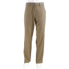BURBERRY BURBERRY WOOL CASHMERE AND LINEN ENGLISH FIT TAILORED TROUSERS